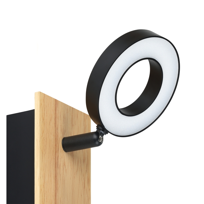 Eglo - LED väggspot LED/4,2W/230V svart/brun