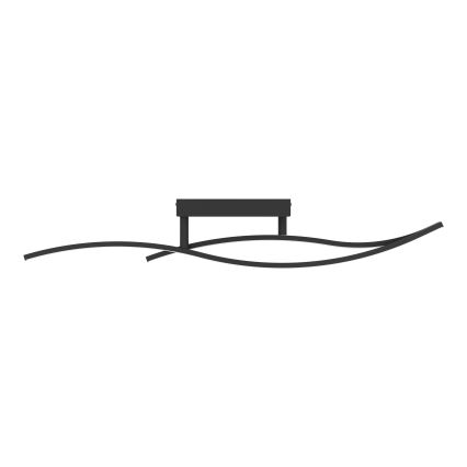 Eglo - LED taklampa LED/12W/230V 4000K svart