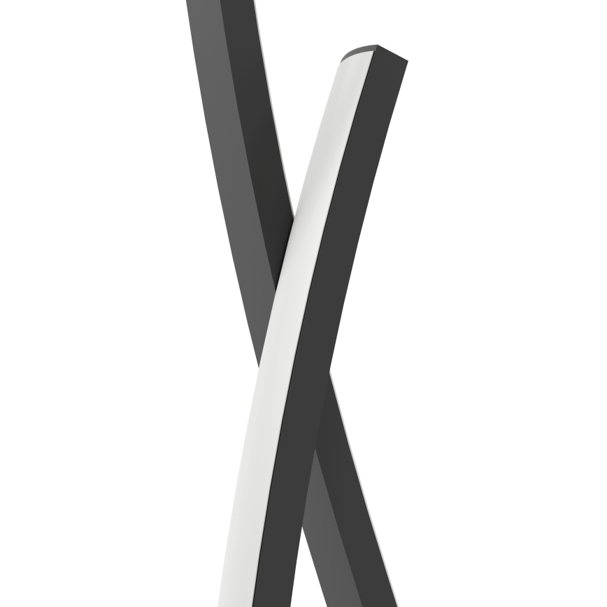 Eglo - LED golvlampa LED/20W/230V 4000K svart