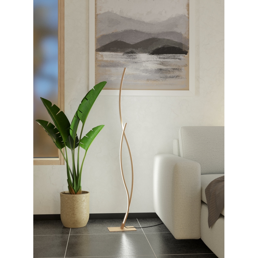Eglo - LED golvlampa LED/20W/230V 4000K beige