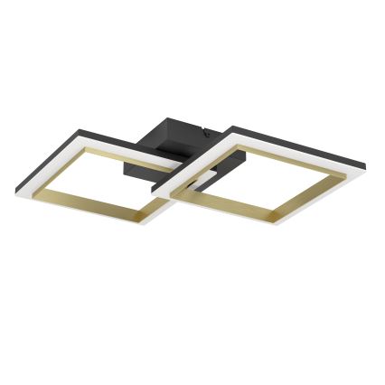 Eglo - LED Dimbar taklampa LED/18,4W/230V 4000K svart/guld