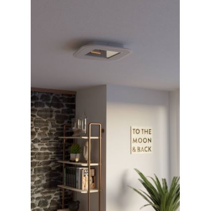 Eglo - LED Dimbar taklampa LED/20W/230V 2700-6500K vit + fjärrkontroll