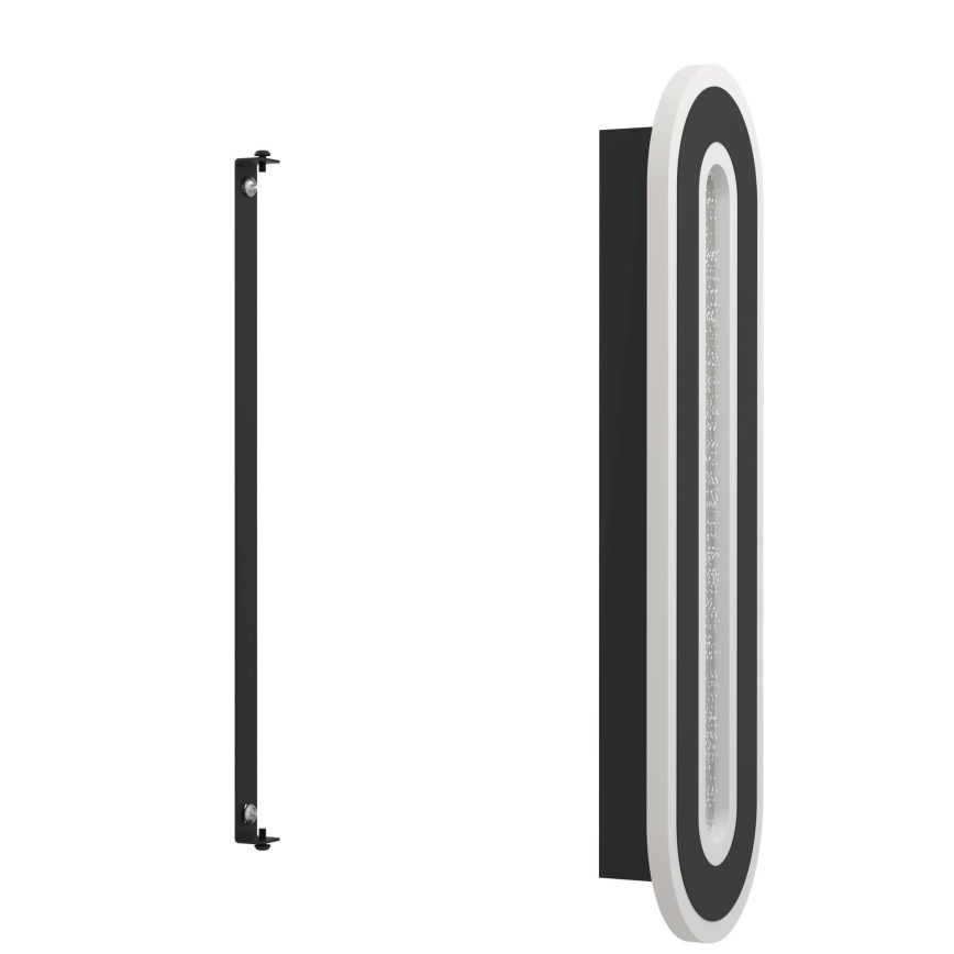 Eglo - LED väggbelysning LED/12W/230V 4000K svart