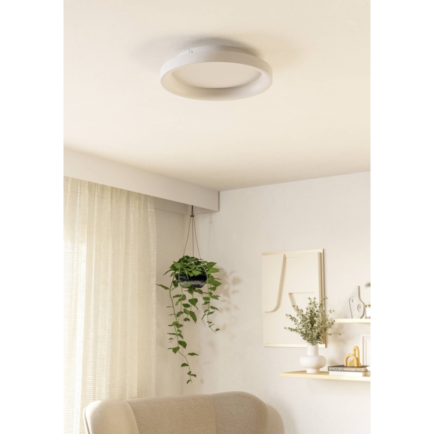 Eglo - LED Dimbar taklampa LED/12W/230V 2700-6500K vit + fjärrkontroll