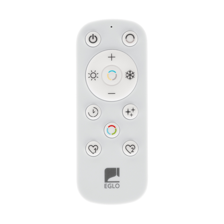 Eglo - LED Dimbar taklampa LED/12W/230V 2700-6500K svart + fjärrkontroll