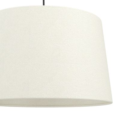 Eglo - Ljuskrona med textilsladd 1xE27/60W/230V vit