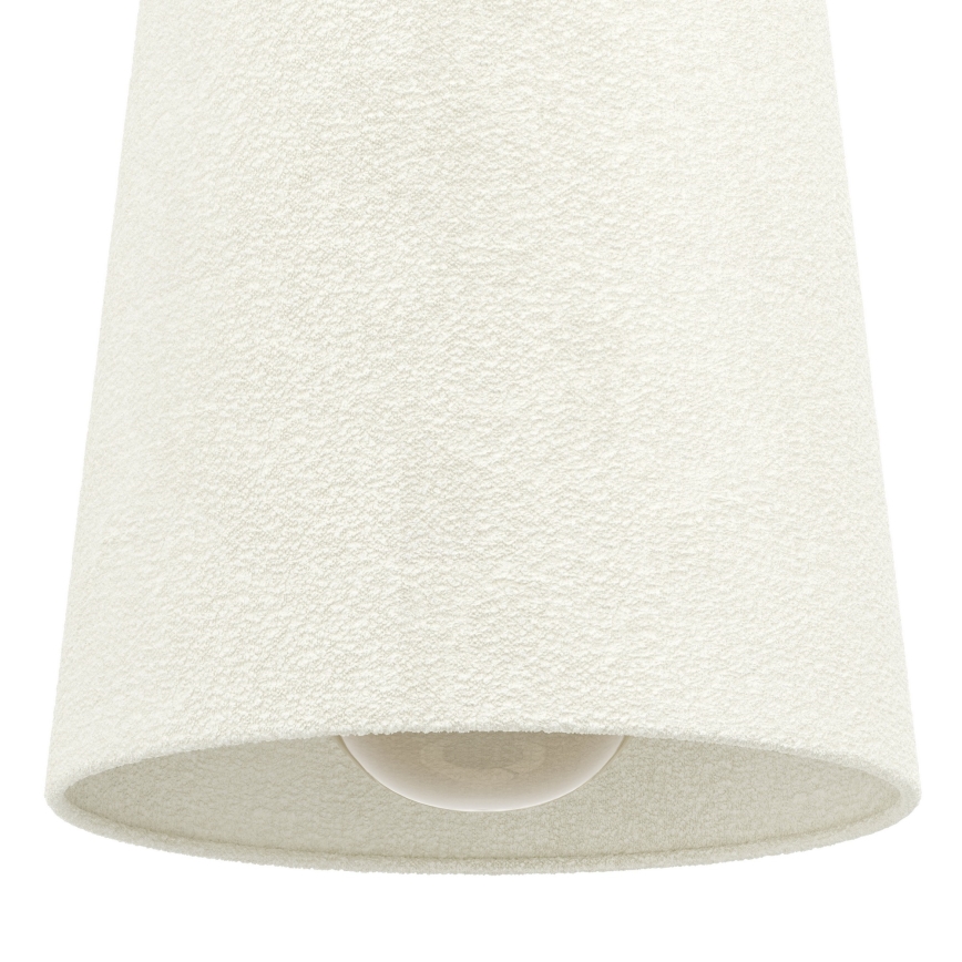 Eglo - Ljuskrona med textilsladd 3xE27/60W/230V vit