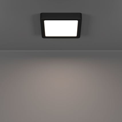 Eglo - LED taklampa LED/7W/230V 2700/4000/6500K 15x15cm svart