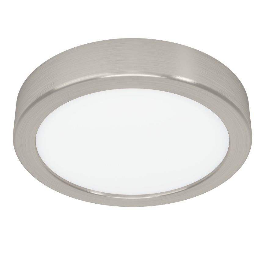 Eglo - LED-taklampa 7,5 W/230 V, 2700/4000/6500 K, Ø 16,6 cm, mattkrom