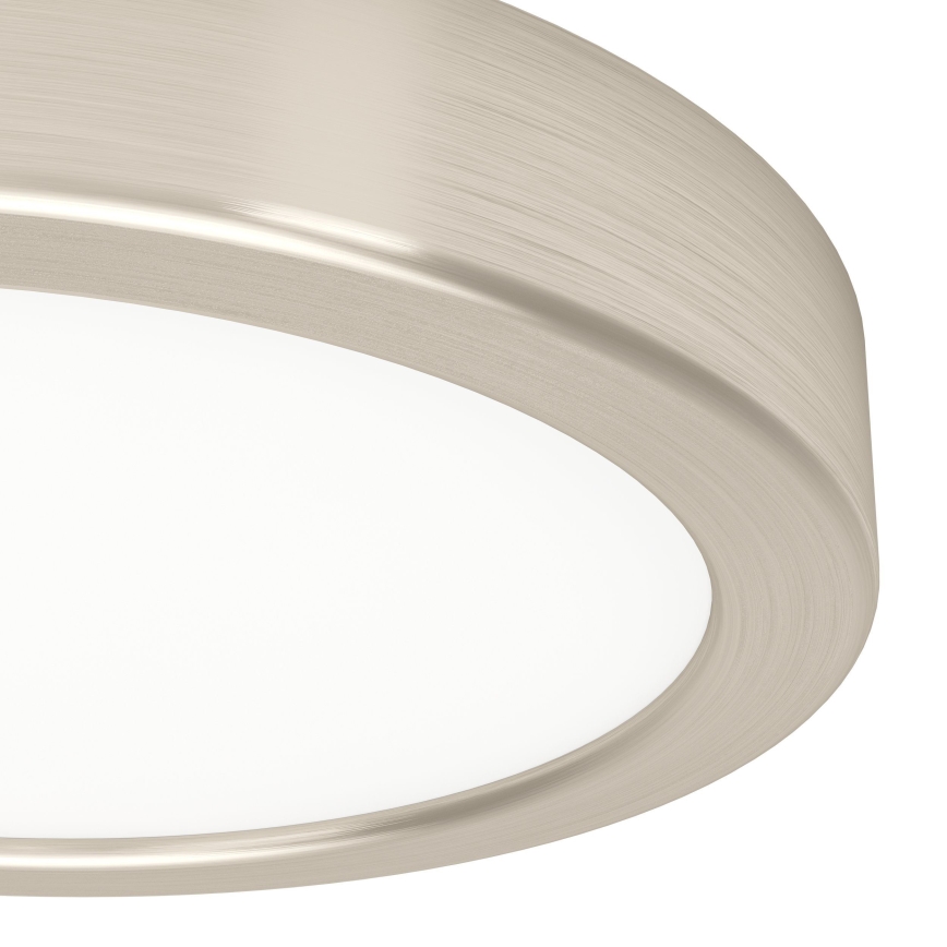 Eglo - LED-taklampa 7,5 W/230 V, 2700/4000/6500 K, Ø 16,6 cm, mattkrom