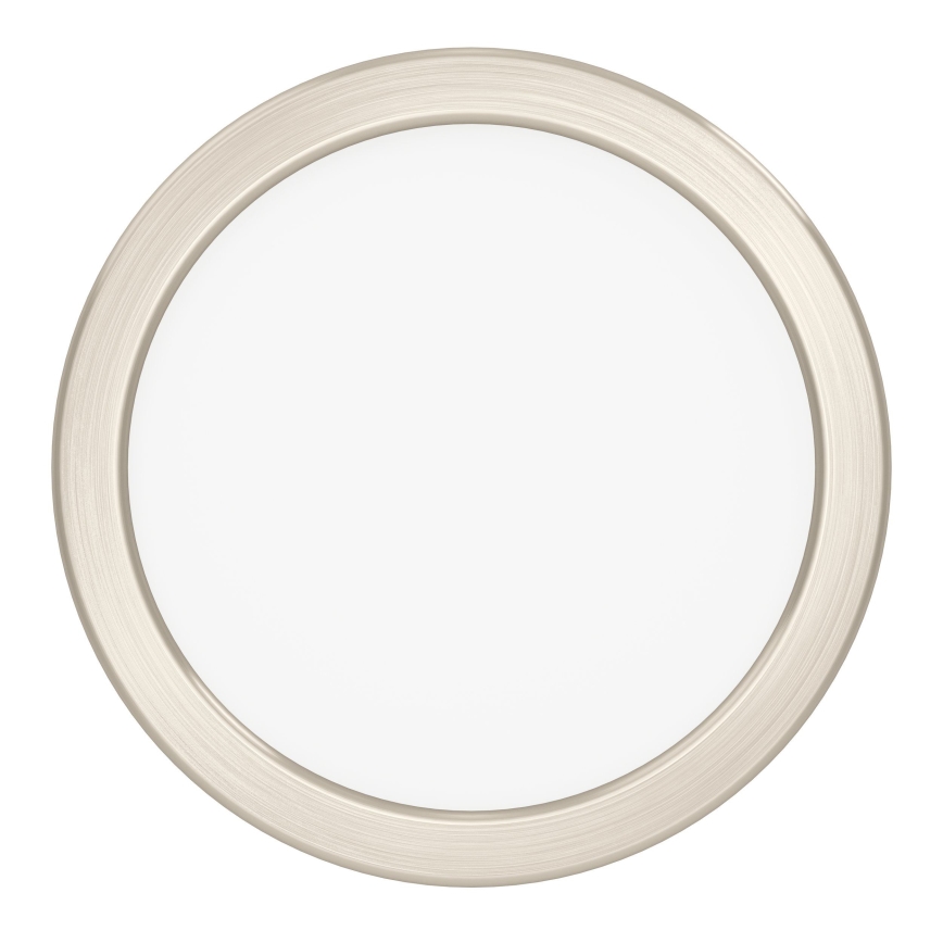 Eglo - LED-taklampa 7,5 W/230 V, 2700/4000/6500 K, Ø 16,6 cm, mattkrom