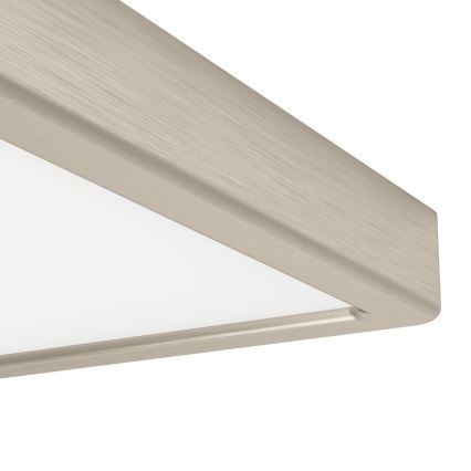 Eglo - LED-taklampa LED/10,5W/230V 2700/4000/6500K 22x22 cm matt krom