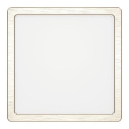 Eglo - LED-taklampa LED/10,5W/230V 2700/4000/6500K 22x22 cm matt krom