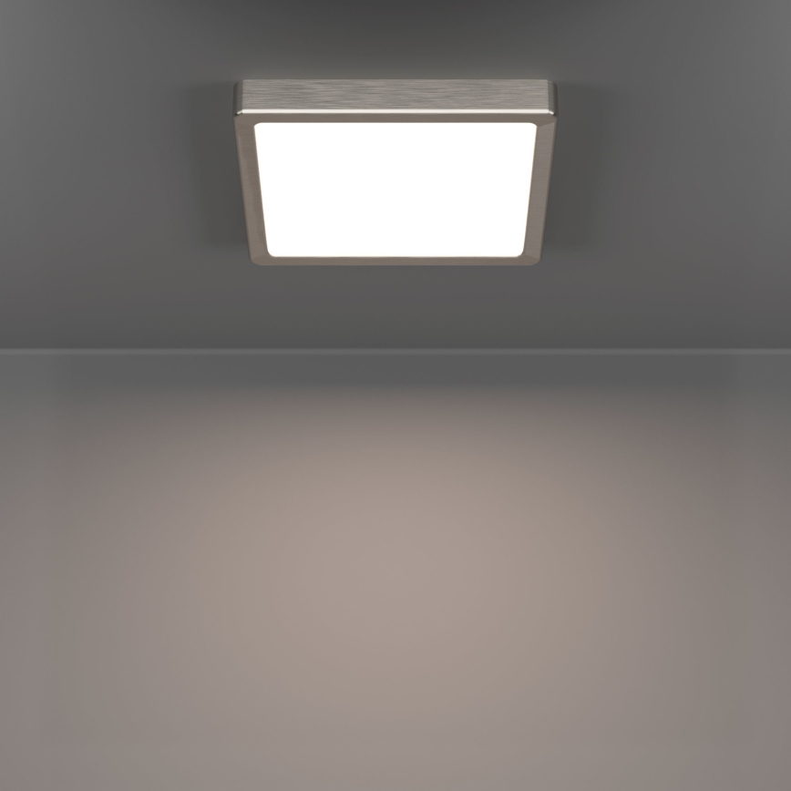 Eglo - LED-taklampa LED/10,5W/230V 2700/4000/6500K 22x22 cm matt krom