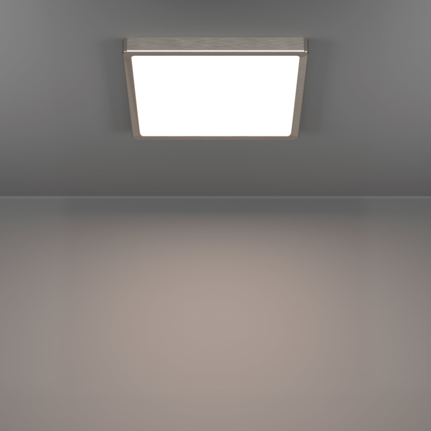 Eglo - LED taklampa LED/13W/230V 2700/4000/6500K 29x29 cm mattkrom