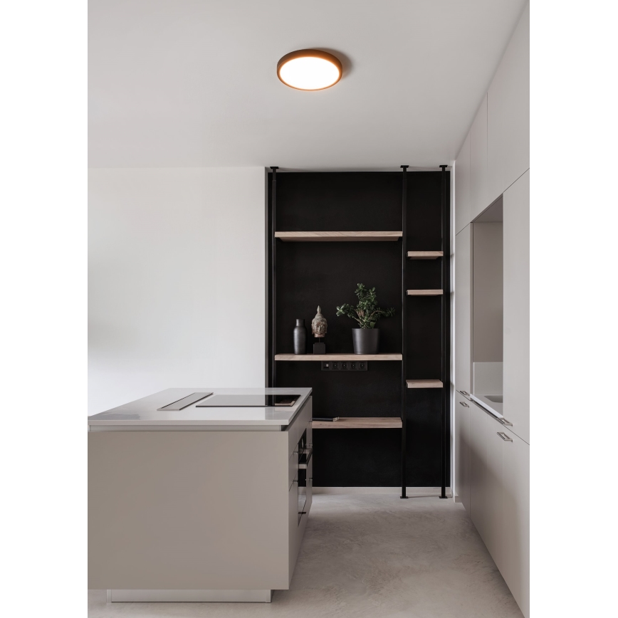 Eglo - LED taklampa för badrum LED/14,2W/230V 2700/4000/6500K Ø 27,8 cm IP44 svart