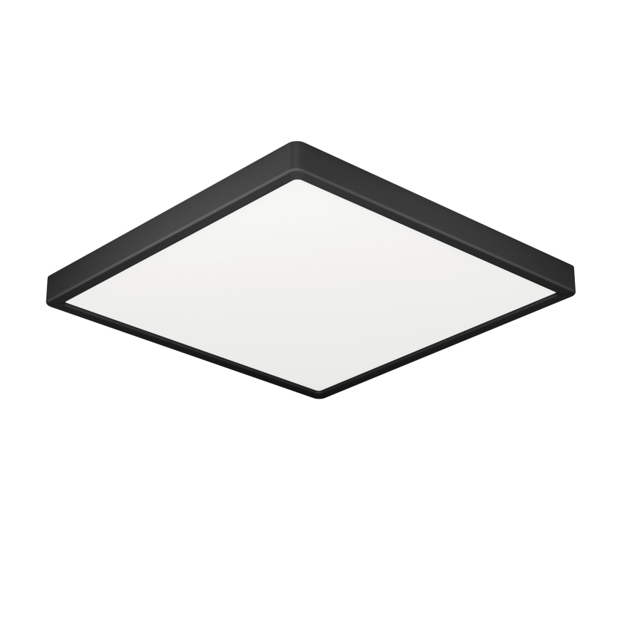 Eglo - LED taklampa för badrum LED/10,5W/230V 2700/4000/6500K 22x22 cm IP44 svart
