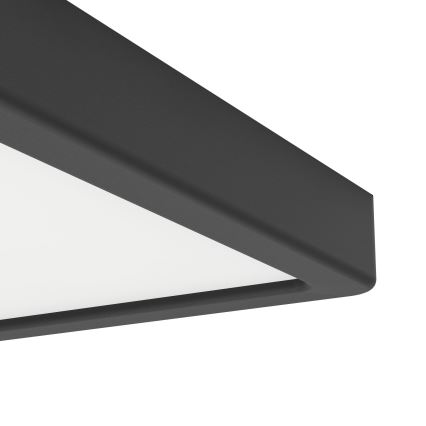 Eglo - LED taklampa för badrum LED/10,5W/230V 2700/4000/6500K 22x22 cm IP44 svart