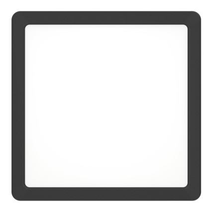 Eglo - LED taklampa för badrum LED/10,5W/230V 2700/4000/6500K 22x22 cm IP44 svart