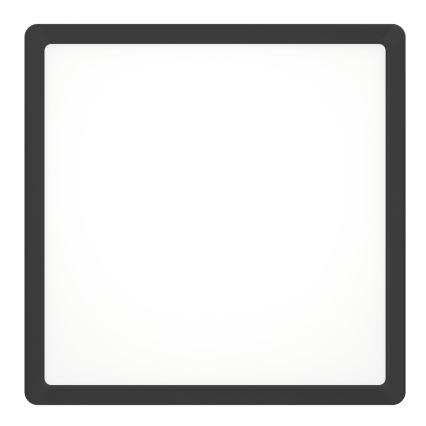 Eglo - LED taklampa för badrum LED/13W/230V 29x29 cm IP44 svart