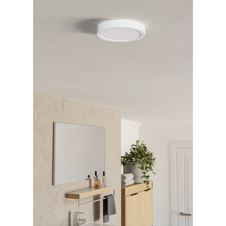 Eglo - LED badrumsplafond LED/7,5W/230V 2700/4000/6500K Ø 16,6 cm IP44 vit