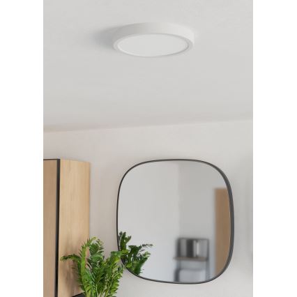 Eglo - LED-taklampa för badrum LED/11,5W/230V 2700/4000/6500K Ø 21,1 cm IP44 vit