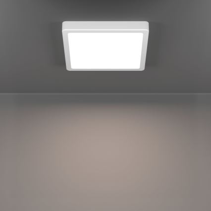 Eglo - LED badrumstaklampa LED/10,5W/230V 2700/4000/6500K 22x22 cm IP44 vit