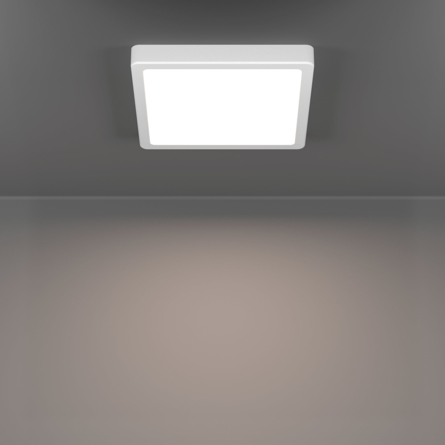 Eglo - LED badrumstaklampa LED/10,5W/230V 2700/4000/6500K 22x22 cm IP44 vit