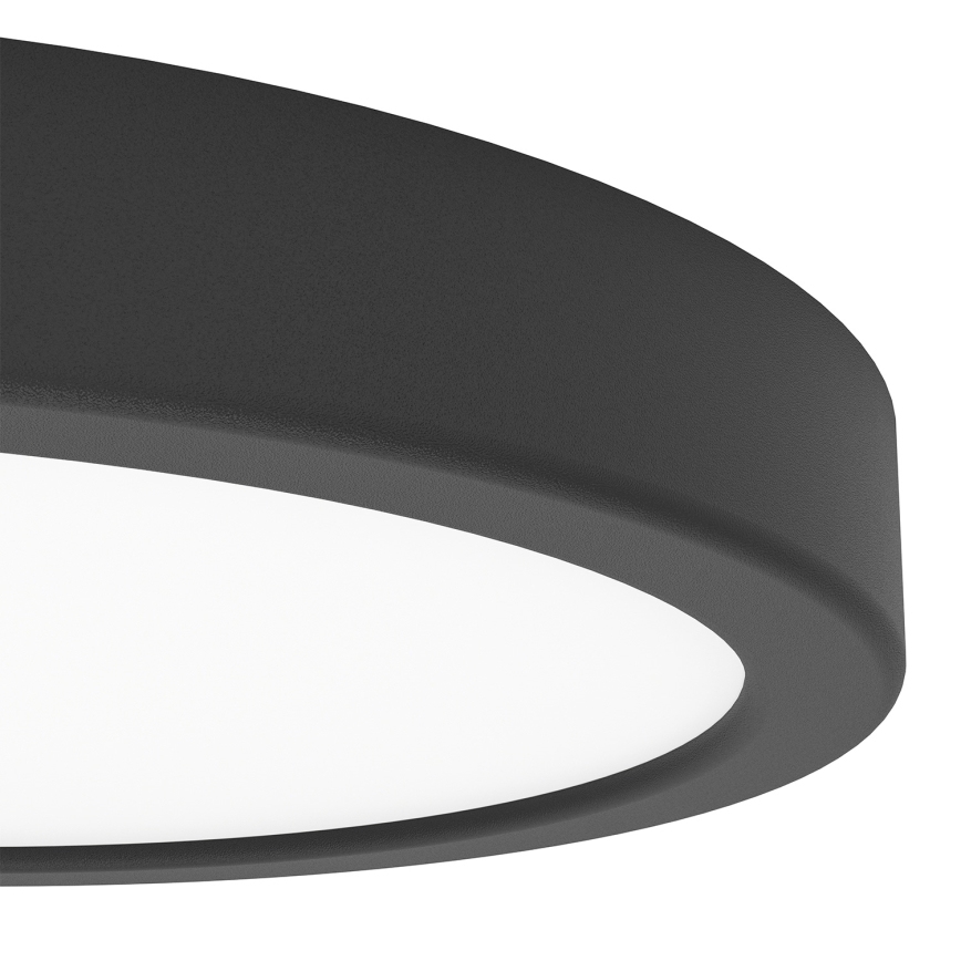 Eglo - LED RGBW dimbar badrumstaklampa LED/11,2W/230V 2700–6500K Ø21,1 cm IP44 svart