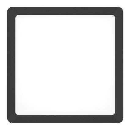 Eglo - LED RGBW dimbar takarmatur för badrum LED/10,5W/230V 2700-6500K 22x22 cm IP44 svart