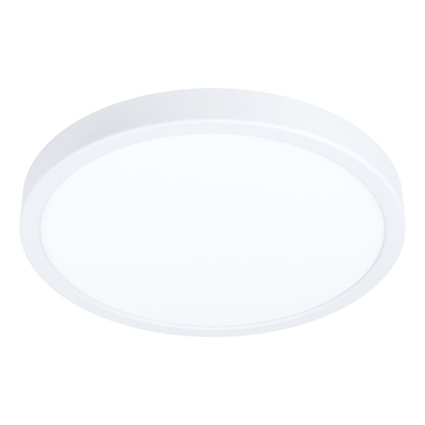 Eglo - LED RGBW dimbar badrumstaklampa, LED 14,3 W, 230 V, 2700–6500 K, Ø 27,8 cm, IP44, vit