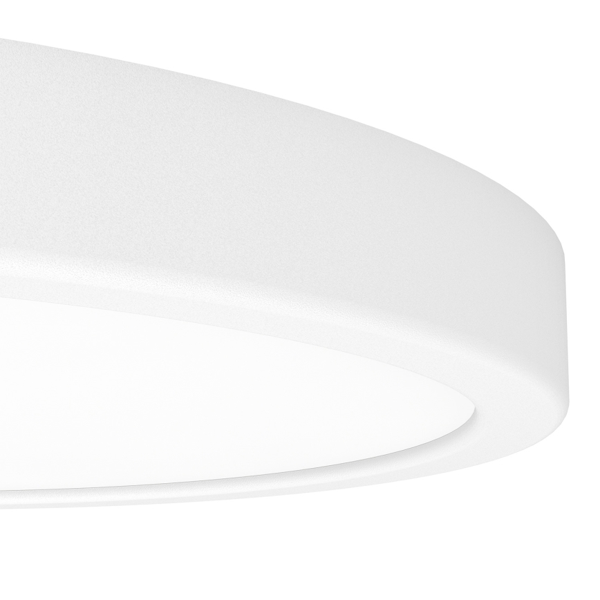Eglo - LED RGBW dimbar badrumstaklampa, LED 14,3 W, 230 V, 2700–6500 K, Ø 27,8 cm, IP44, vit
