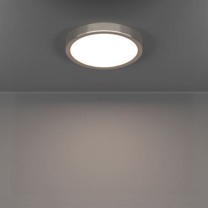 Eglo - LED RGBW dimmbar badrumsarmatur LED/11,2W/230V 2700–6500K Ø 21,1 cm IP44 mattkrom