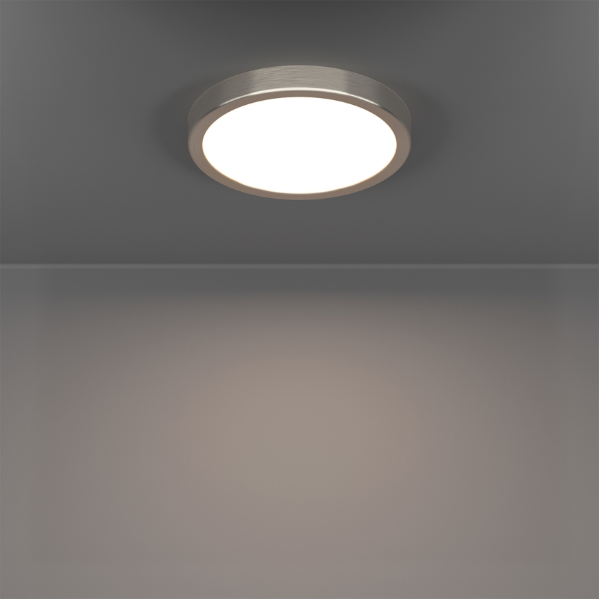 Eglo - LED RGBW dimmbar badrumsarmatur LED/11,2W/230V 2700–6500K Ø 21,1 cm IP44 mattkrom