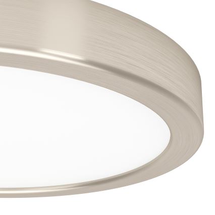 Eglo - LED RGBW dimmbar badrumsarmatur LED/11,2W/230V 2700–6500K Ø 21,1 cm IP44 mattkrom