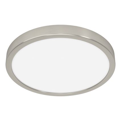 Eglo - LED RGBW dimmbar badrumstaklampa LED/14,3W/230V 2700-6500K Ø 27,8 cm IP44 mattkrom