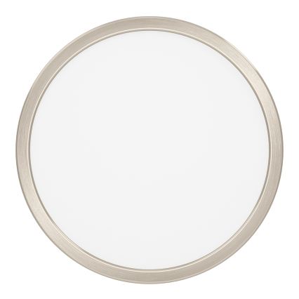 Eglo - LED RGBW dimmbar badrumstaklampa LED/14,3W/230V 2700-6500K Ø 27,8 cm IP44 mattkrom