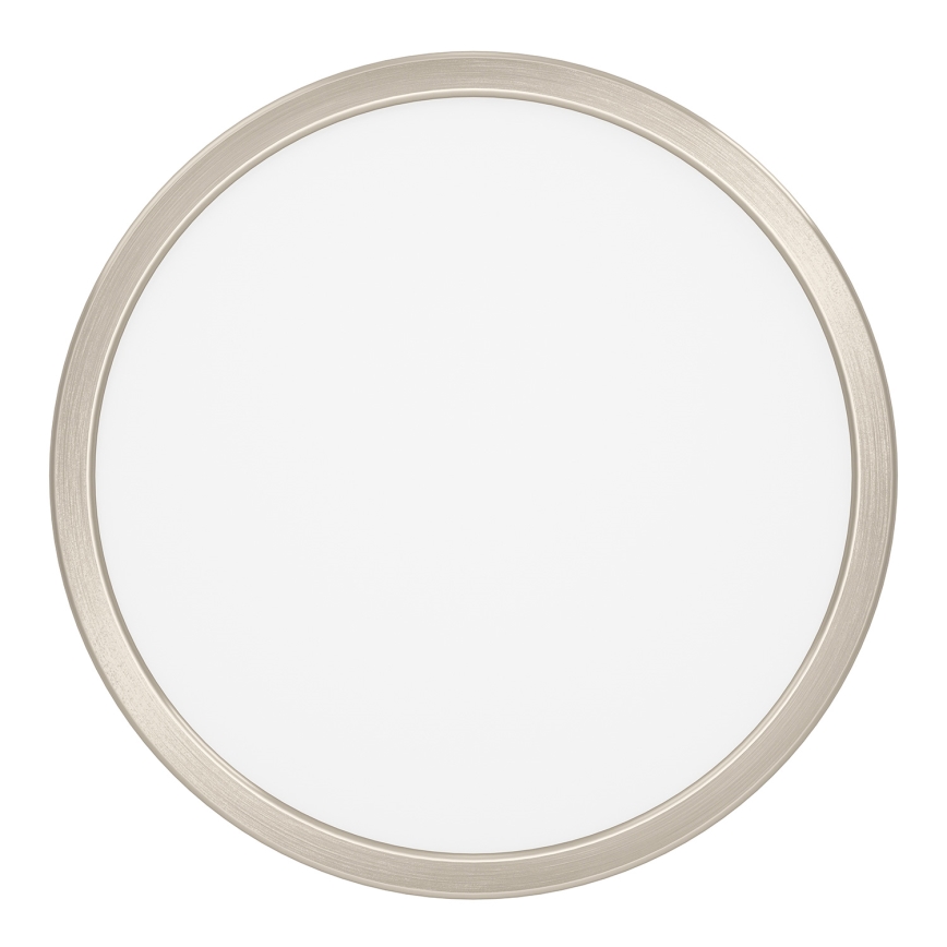 Eglo - LED RGBW dimmbar badrumstaklampa LED/14,3W/230V 2700-6500K Ø 27,8 cm IP44 mattkrom