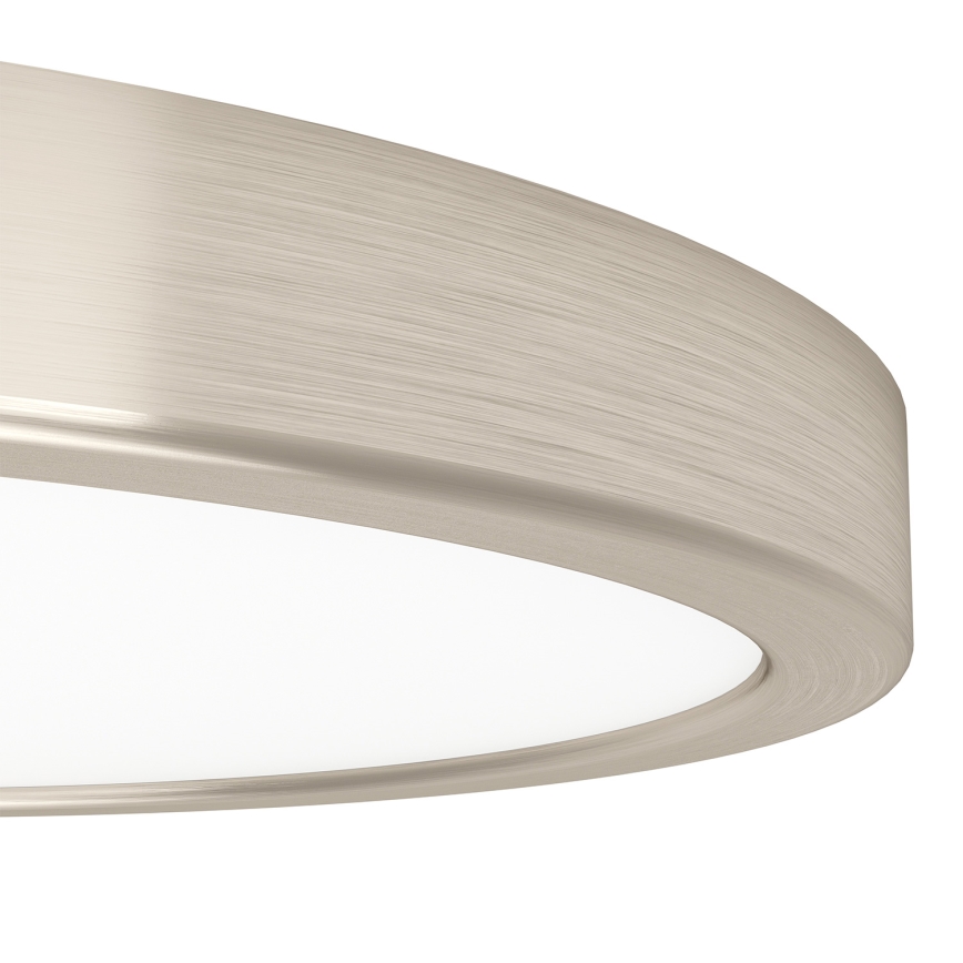 Eglo - LED RGBW dimmbar badrumstaklampa LED/14,3W/230V 2700-6500K Ø 27,8 cm IP44 mattkrom