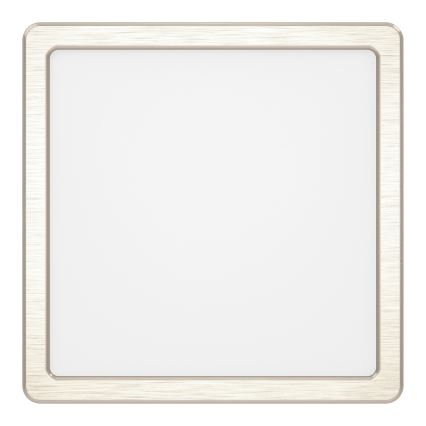Eglo - LED RGBW Dimmbar badrumstaklampa LED/10,5W/230V 2700-6500K 22x22 cm IP44 mattkrom