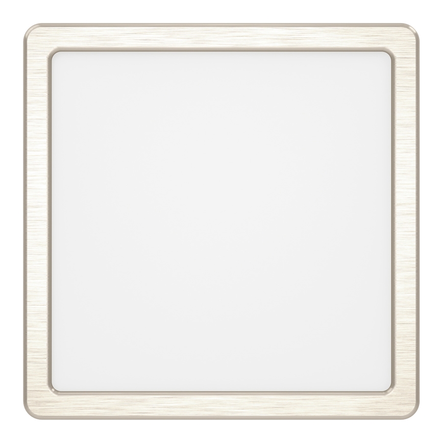 Eglo - LED RGBW Dimmbar badrumstaklampa LED/10,5W/230V 2700-6500K 22x22 cm IP44 mattkrom