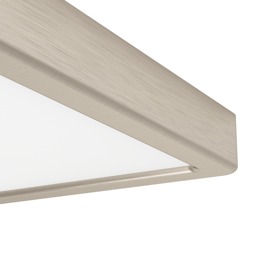 Eglo - LED RGBW Dimmbar badrumstaklampa LED/10,5W/230V 2700-6500K 22x22 cm IP44 mattkrom