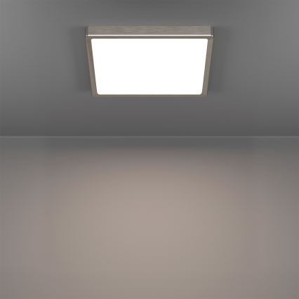 Eglo - LED RGBW dimbar badrumsarmatur LED/13,5W/230V 2700-6500K 29,5x29,5 cm IP44 mattkrom