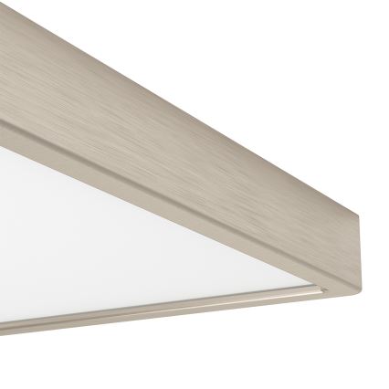 Eglo - LED RGBW dimbar badrumsarmatur LED/13,5W/230V 2700-6500K 29,5x29,5 cm IP44 mattkrom