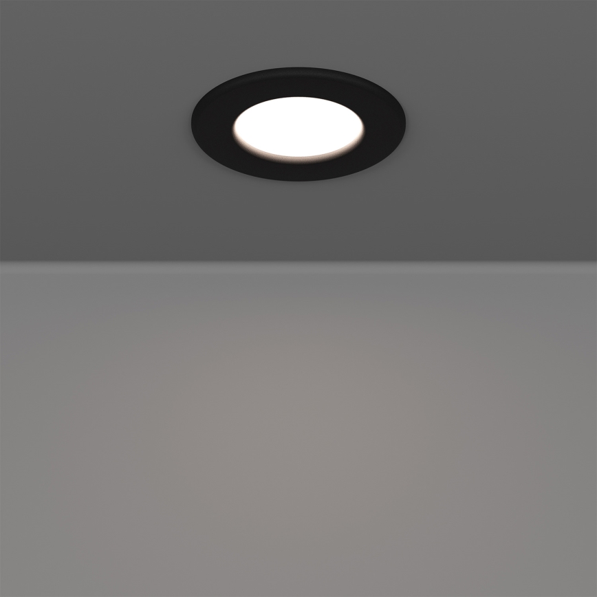 Eglo - 3-pack LED infällda downlights LED/3,7W/230V 2700/4000/6500K Ø 8,8 cm svart