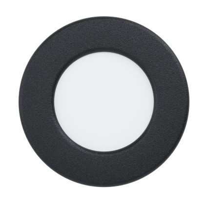 Eglo - LED infälld taklampa, 3,7 W, 230 V, 2700/4000/6500 K, Ø 8,8 cm, svart