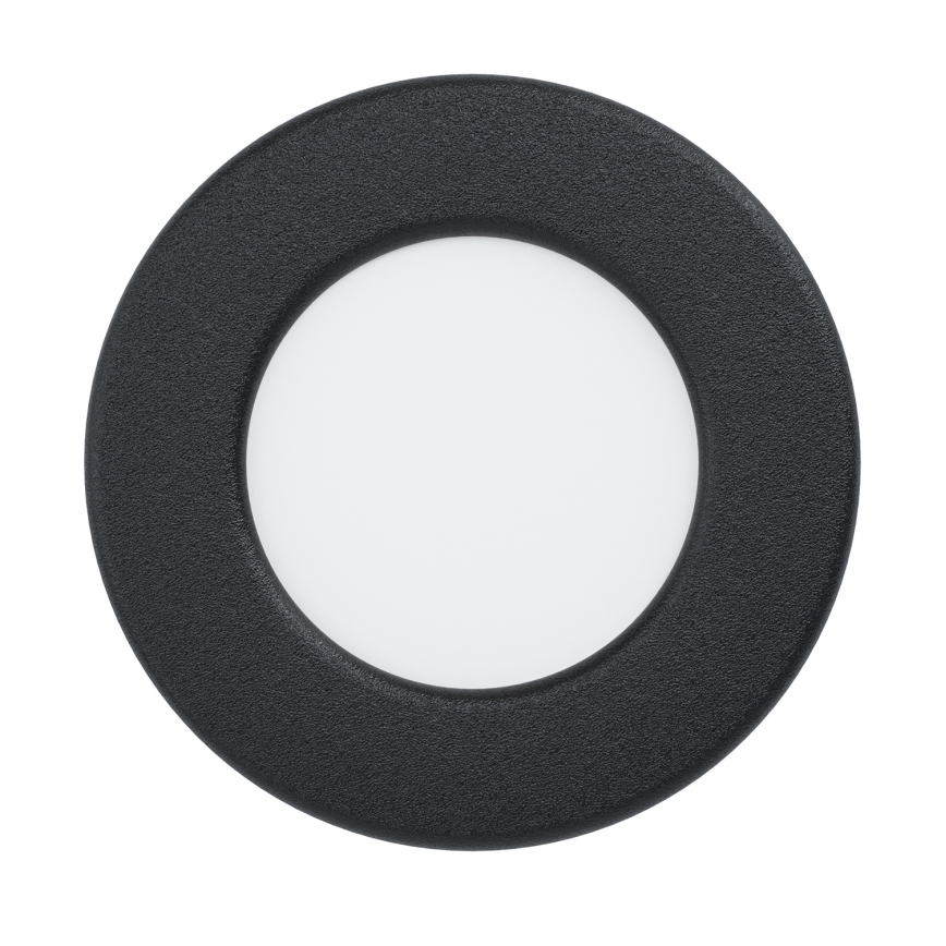 Eglo - LED infälld taklampa, 3,7 W, 230 V, 2700/4000/6500 K, Ø 8,8 cm, svart