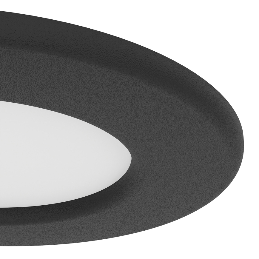 Eglo - LED infälld taklampa, 3,7 W, 230 V, 2700/4000/6500 K, Ø 8,8 cm, svart