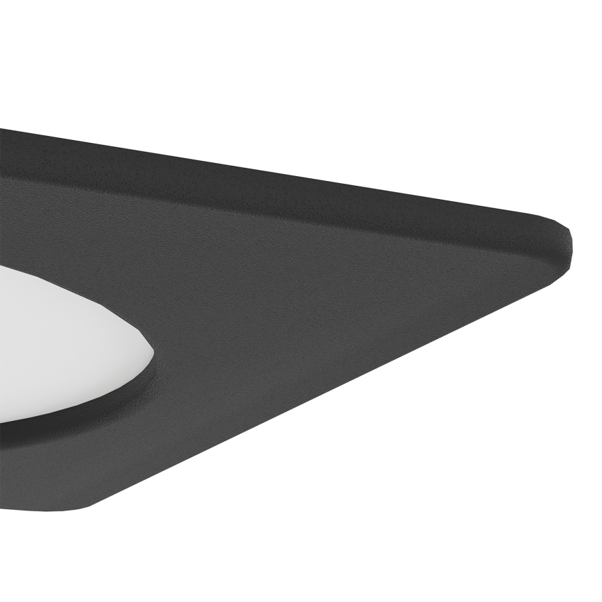 Eglo - Infälld LED-taklampa 6,3W/230V 2700/4000/6500K 11,9x11,9 cm svart