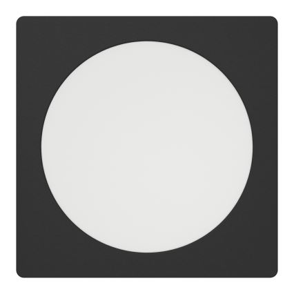 Eglo - infälld LED-takarmatur 10,5 W/230 V 2700/4000/6500 K 16,6x16,6 cm svart